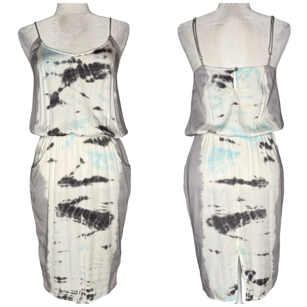 Young Fabulous & Broke T Shirt Blouson Mini Dress S Stretch Pockets Lightweight